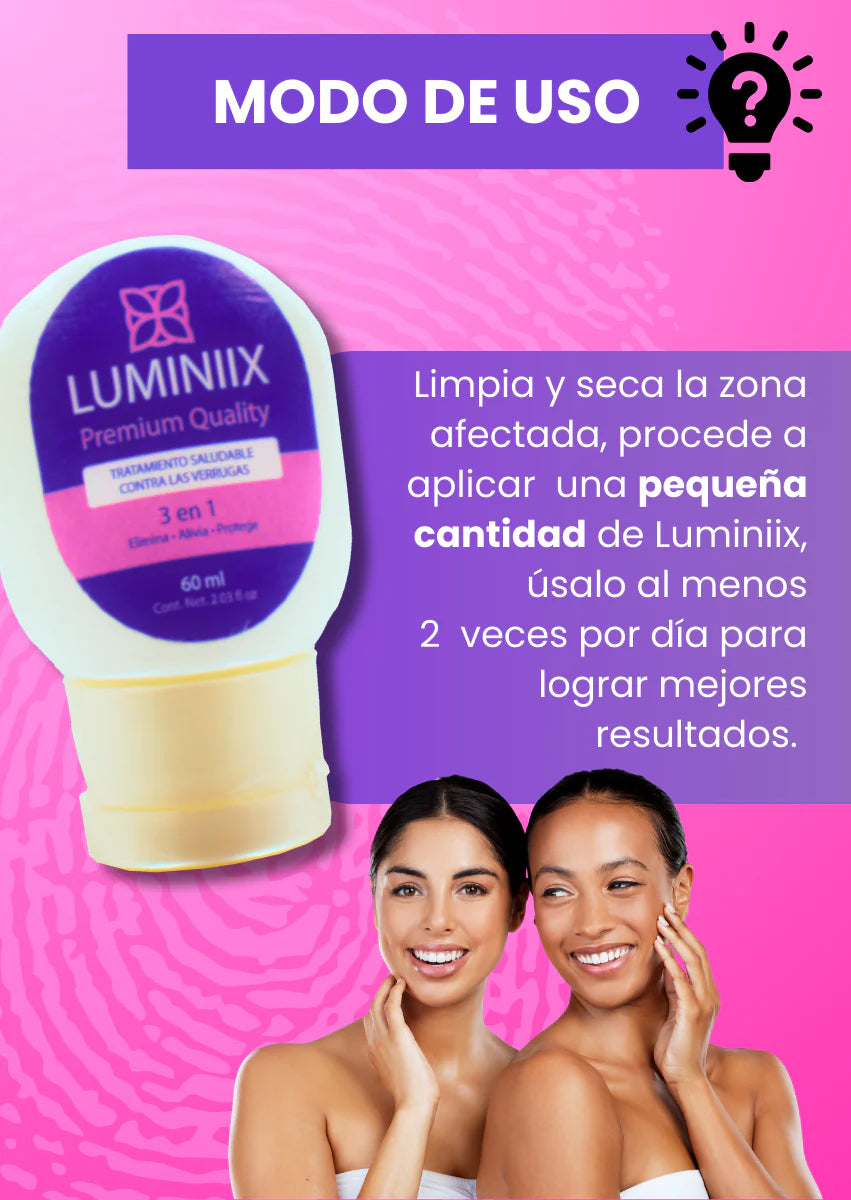 LUMINIIX - Eliminador de verrugas 60 ml