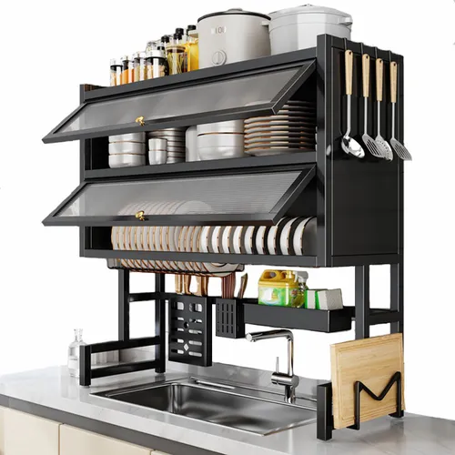 Escurridor 2 pisos sobre lavaloza - 85 X 28 X 90  cm