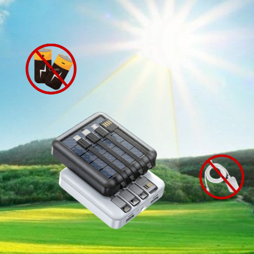 power bank solar portable